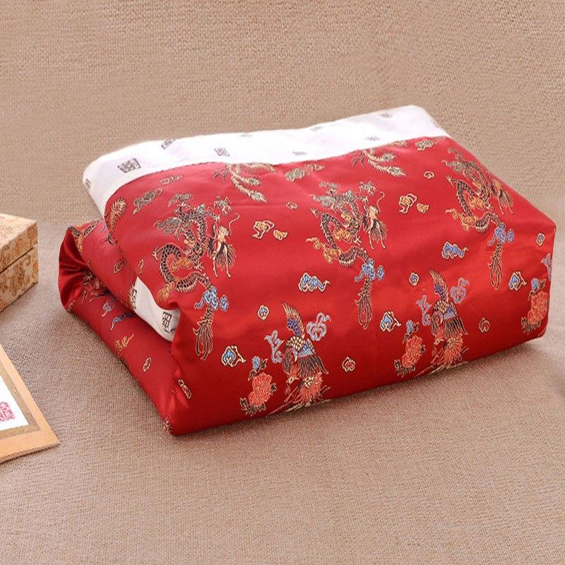 新生儿棉被婴儿小被子宝宝纯棉花填充的春秋冬季四V季通用被褥床