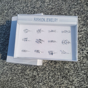 2021年新款戒指l 十二星座戒指韩情侣生肖戒指男女人开口活口指环