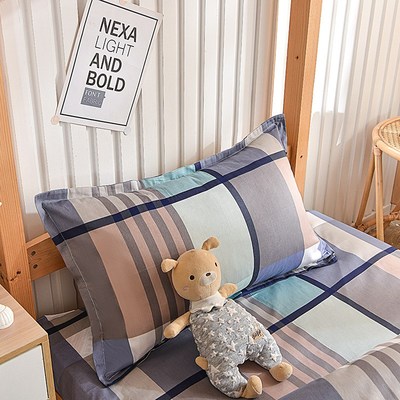 纯棉枕套一对加厚全棉成人大号50X80单人儿童小号枕头套48X74