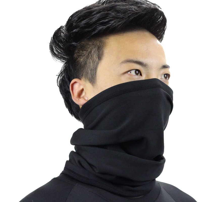 冬季户外骑行头巾保暖防寒滑雪面罩防风围脖套抓绒面巾男女护脸厚