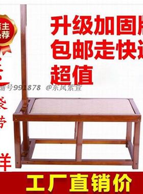 实木拉筋凳非金属拉筋板拉筋床松木折叠拉筋凳脚V加固拉筋器6