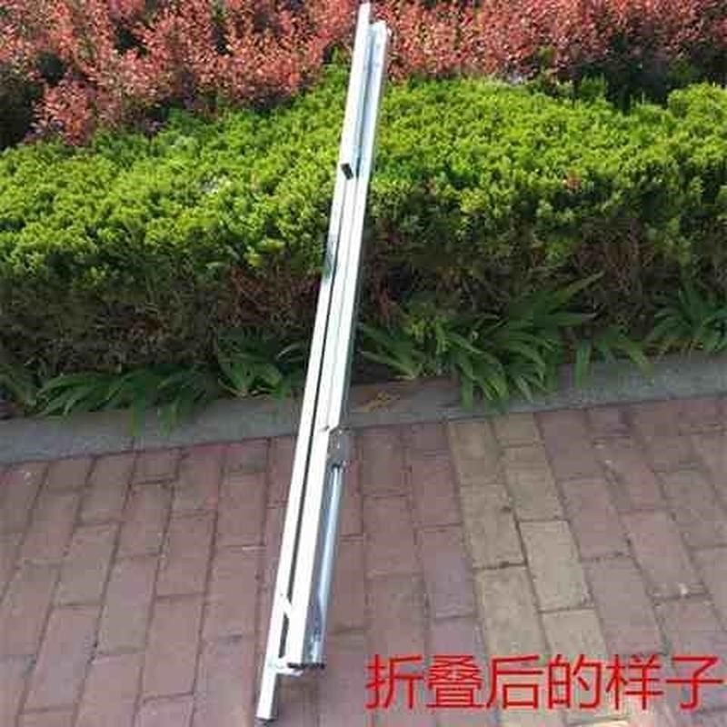 厂促晾衣架子地锈钢可折叠单杆不式伸缩家用卧室内落单杠挂凉小号