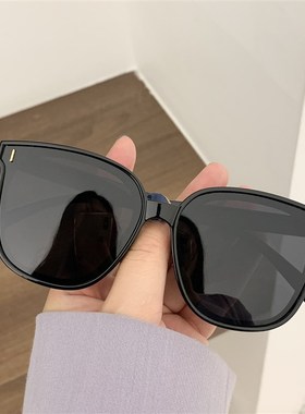 2021新款方形简约偏光太阳眼镜女韩版潮个性大框圆脸显瘦遮阳眼镜