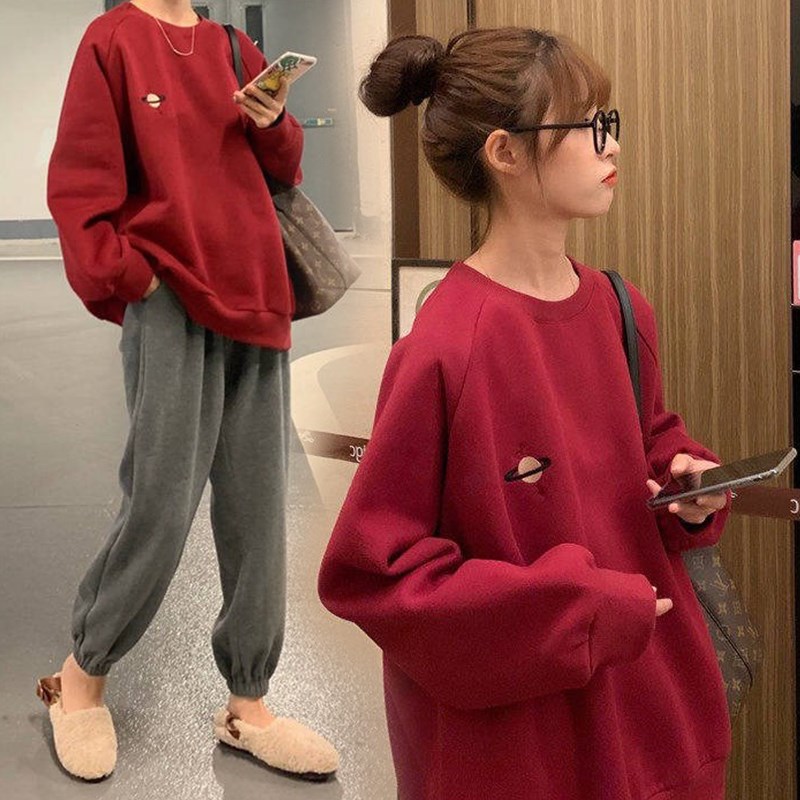 孕妇春装套装网红外出o上衣2023年新款小个子时尚春秋款孕妇连衣