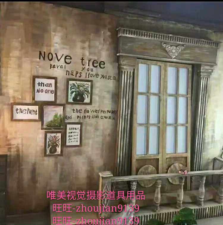 新款儿童实景摄影棚婚纱实景影楼装修式无闪棚店面设计制作w-365