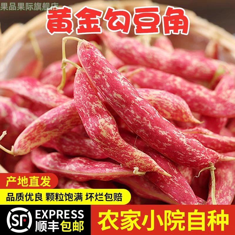 东北特产新鲜速冻红金勾鼓豆黄金勾豆角油豆角5 斤顺丰包邮红豆角,水产肉类/新鲜蔬果/熟食,新鲜豆类,淘宝优惠券,粉丝福利购,淘宝优惠卷