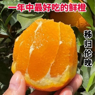 正宗秭归伦晚脐橙当季新鲜水果超甜多汁孕妇水果甜橙夏橙产地直发