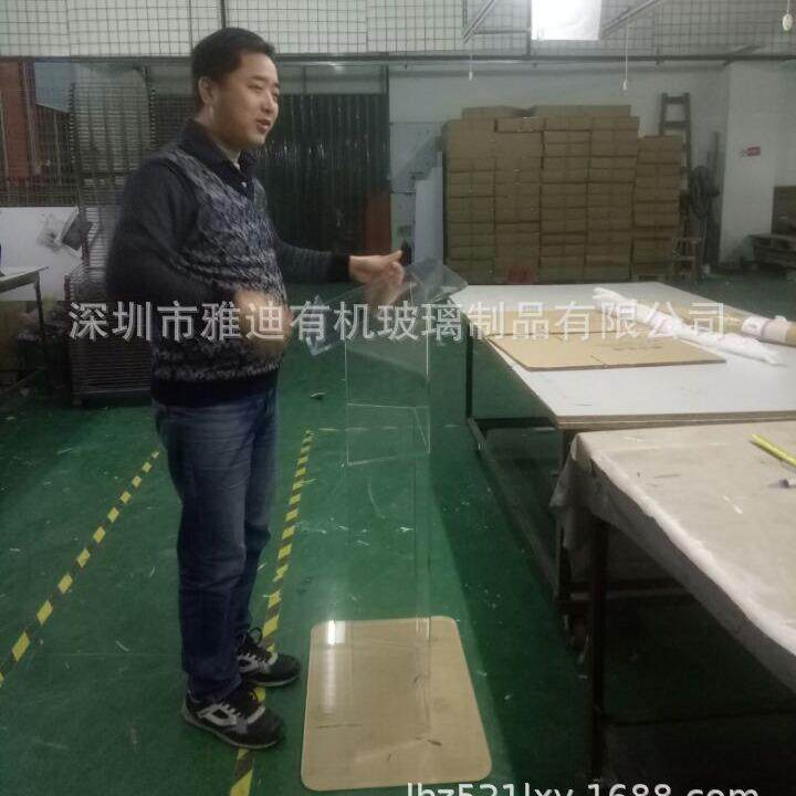 亚克力透明演讲台，有机玻璃发光台桌，展示透明桌，贵宾接待桌