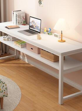 电脑桌现代简约书桌家用女生卧室小户型靠墙长条桌出租房窄办之新