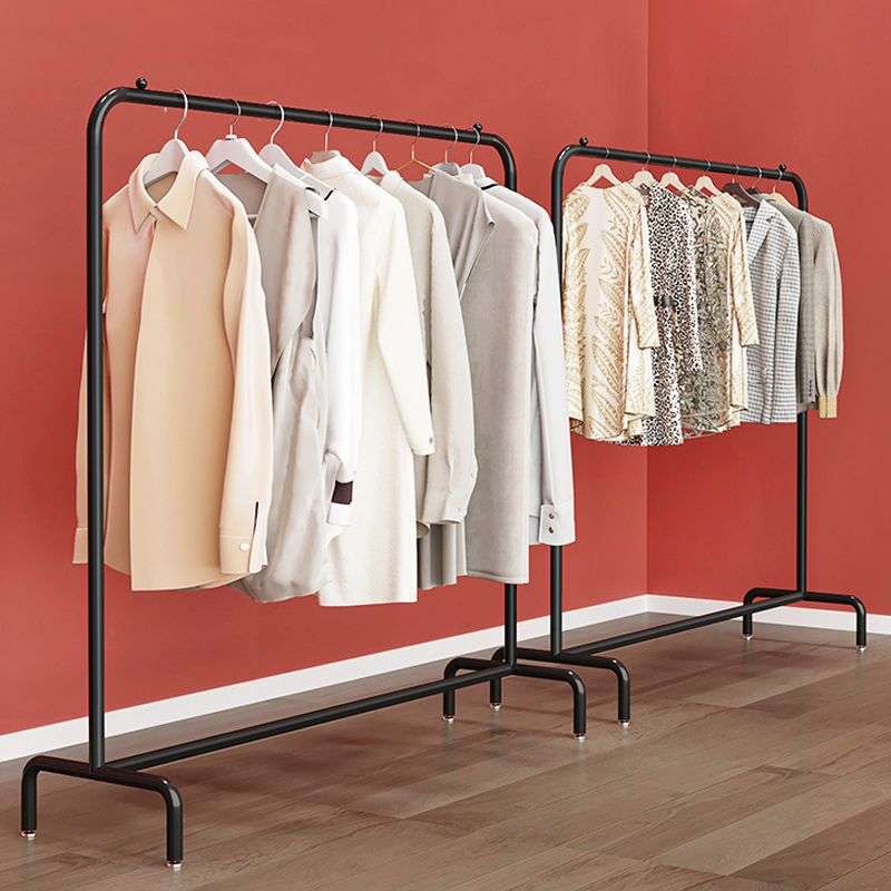 服装架展示架地摊落地阳台晾晒被货架挂衣服架子单杆架水管晾衣架
