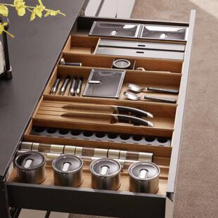 巴斯蒂姆BASISTEM库尔系列抽屉分隔物品盒收纳整理厨房工具盒