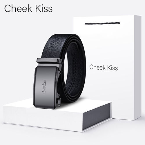 CheekKiss男士真皮自动扣腰带