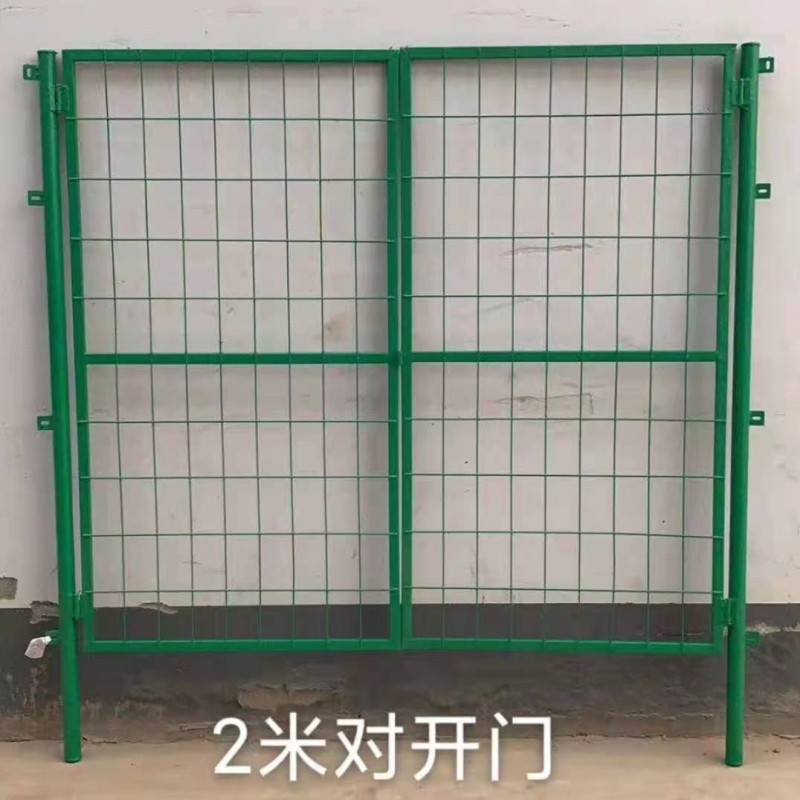 铁丝网围栏门果园护栏网门车间隔离网门简易门庭院安全防护门栅栏图片