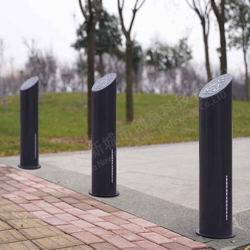 户外挡车柱固定式电源挡车柱交通道路警示柱道路公共场所路桩