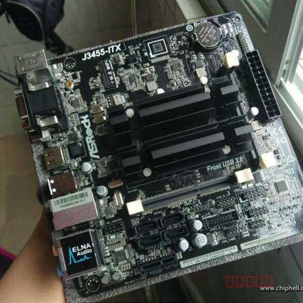 议价华擎J3455-ITX主板，配定制挡板适用