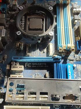 议价主板，技嘉z77P-D3，CPu:ⅰ5:2500。正常适用