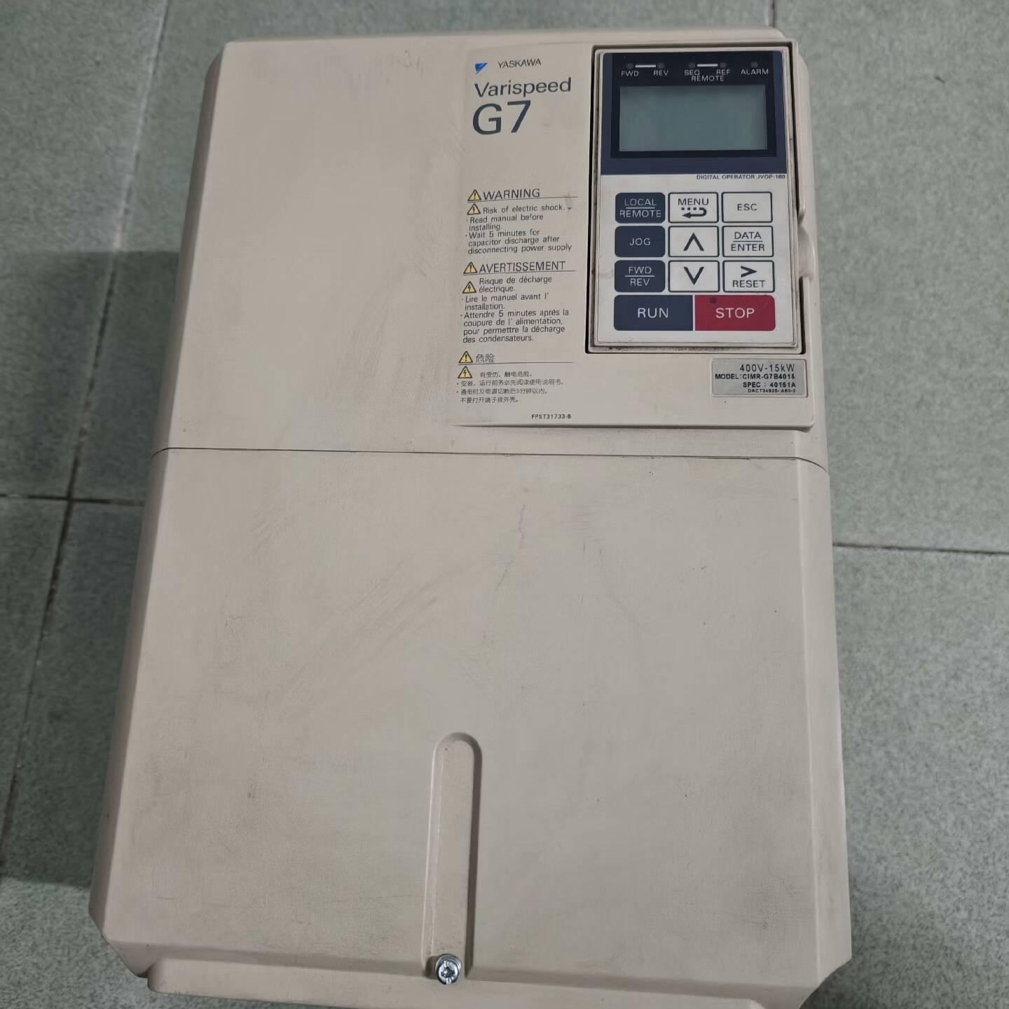 议价变频器 CIMR-G7B4015适用