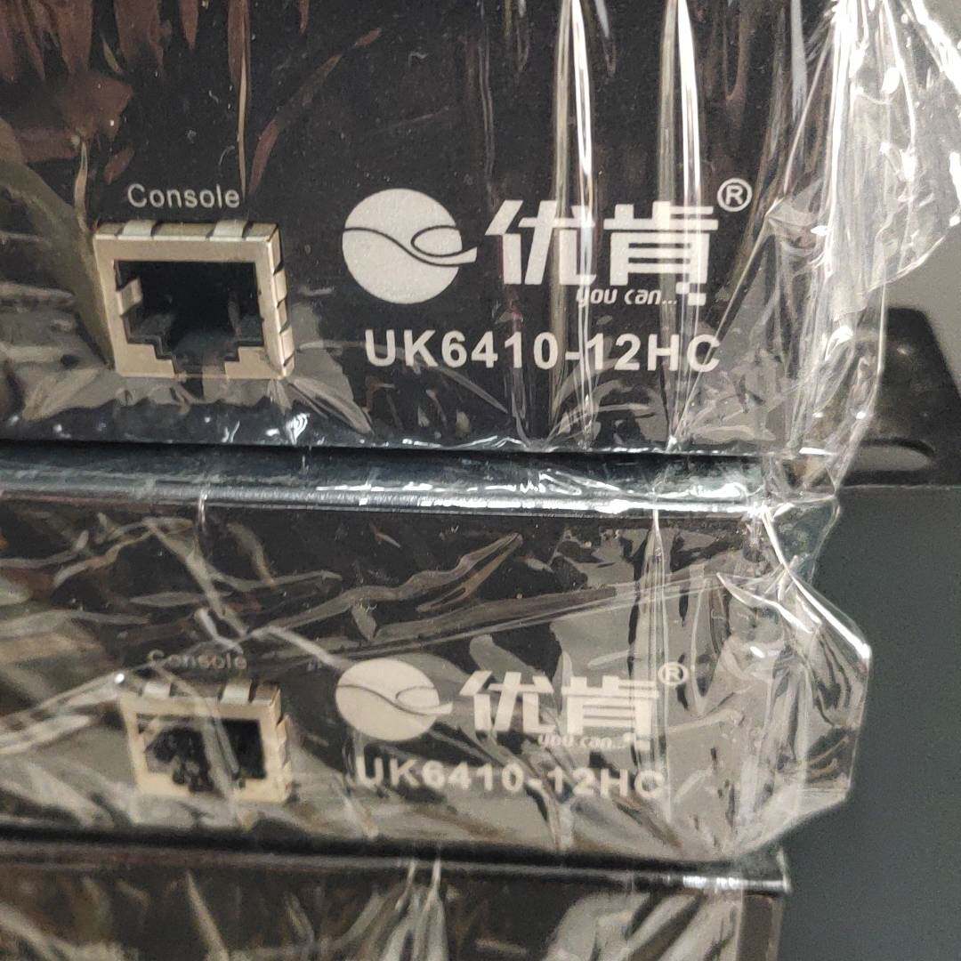 议价优肯uk6410-12hc万兆主干交换机 12光口适用