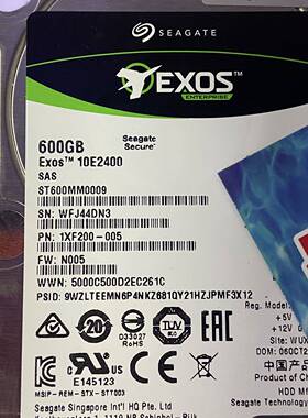 议价服务器600G 10K SAS接口硬盘，ST600MM0适用