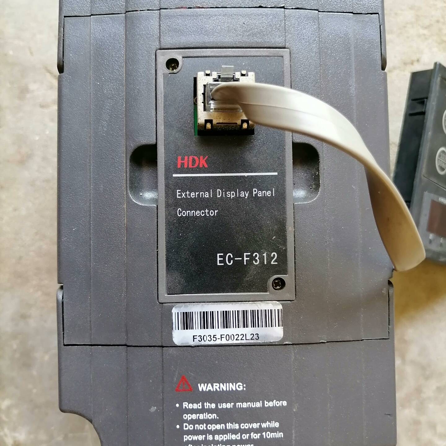 议价EC-F312变频器2.2KW一台，实物图片，正适用