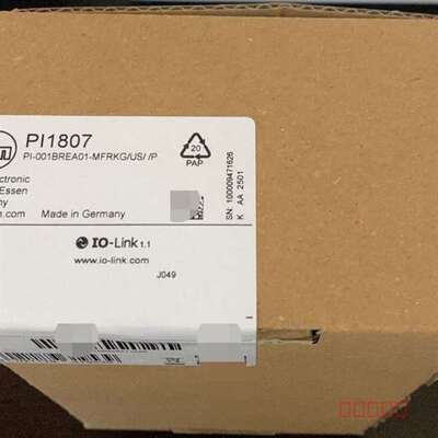 议价德国ifm PI1807压力变送器，未拆封，适用