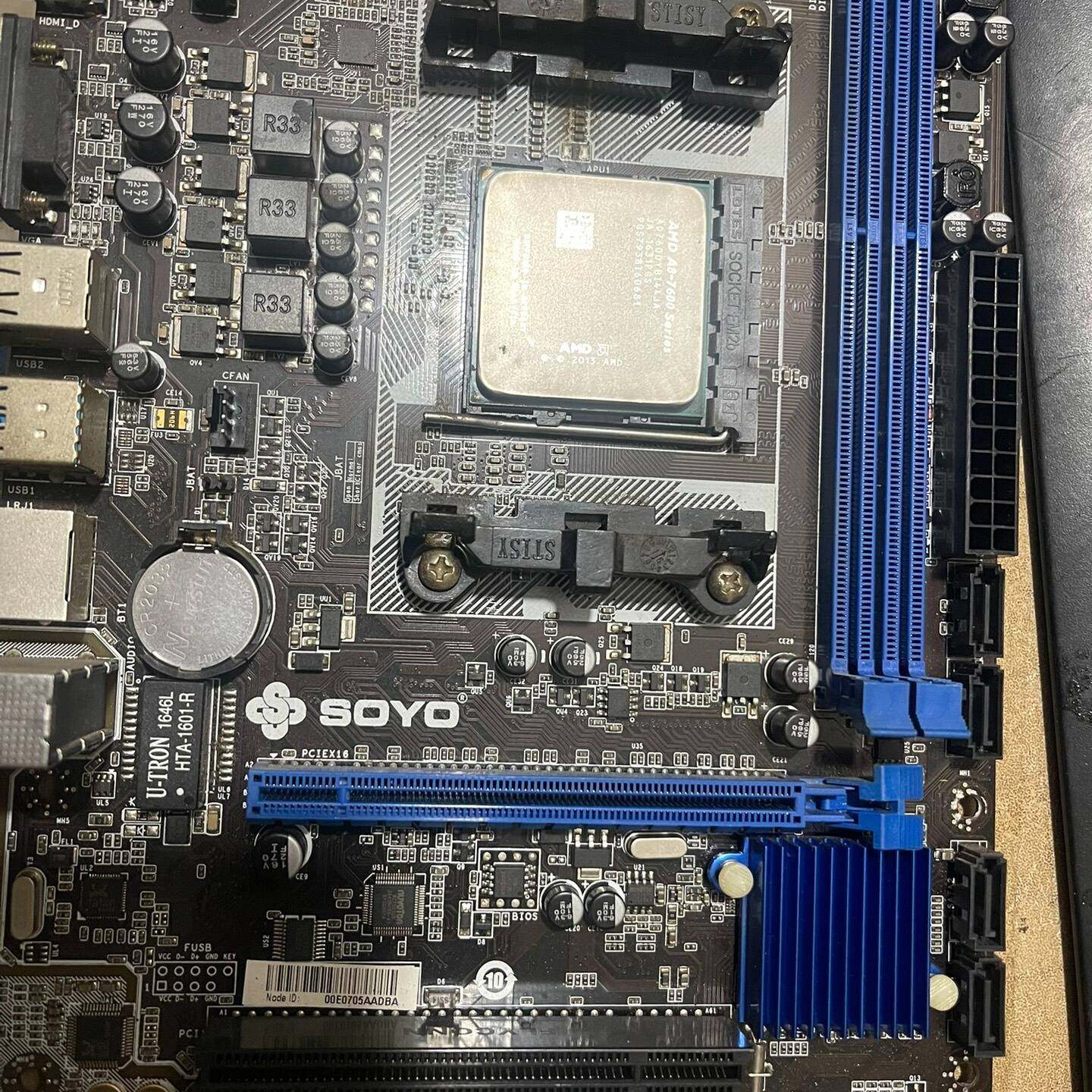 议价CPU：A8-7600+主板梅捷A86K，一手成色好适用