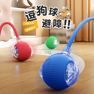 狗狗玩具自嗨解闷宠物电动小狗耐咬自动遛狗球智能逗狗跳跳球神器