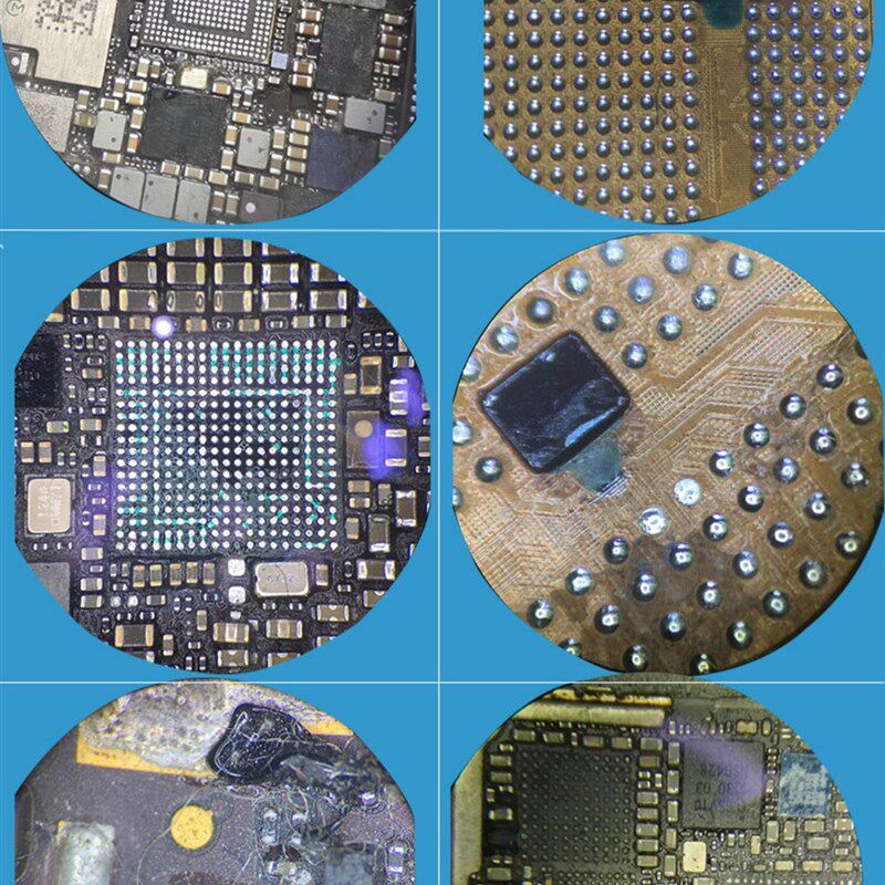 手机维修显微镜高清双目显微镜摆臂三目光学显微镜7-45倍连续变倍