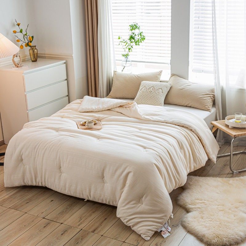 A类母婴级原棉全棉提花大豆被春秋双人被芯冬被厚被子纯棉四季被,床上用品,棉花被,淘宝优惠券,粉丝福利购,淘宝优惠卷