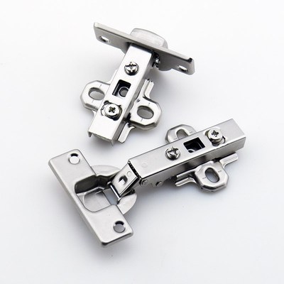 家具五金35铰杯厚门铰链嵌入式冰箱柜二段力弹簧合页衣柜橱柜门铰