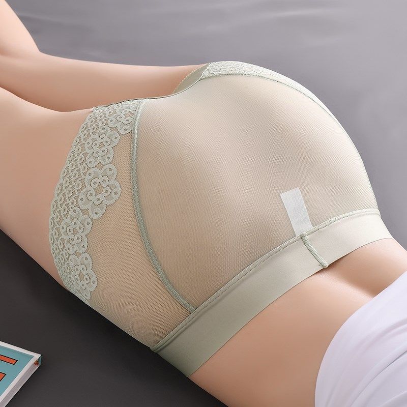 洁韵朵中高腰蕾丝内裤女性感收腹提臀纯棉裆抗菌女士收小肚子短裤,女士内衣/男士内衣/家居服,女三角裤,淘宝优惠券,粉丝福利购,淘宝优惠卷