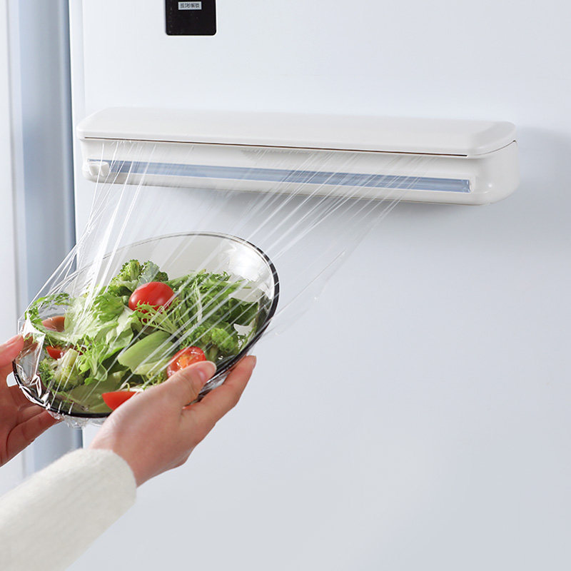 保鲜膜切割器冰箱吸盘固定家用厨房一次性保鲜膜罩食品专用切割盒,厨房/烹饪用具,保鲜膜切割器,淘宝优惠券,粉丝福利购,淘宝优惠卷