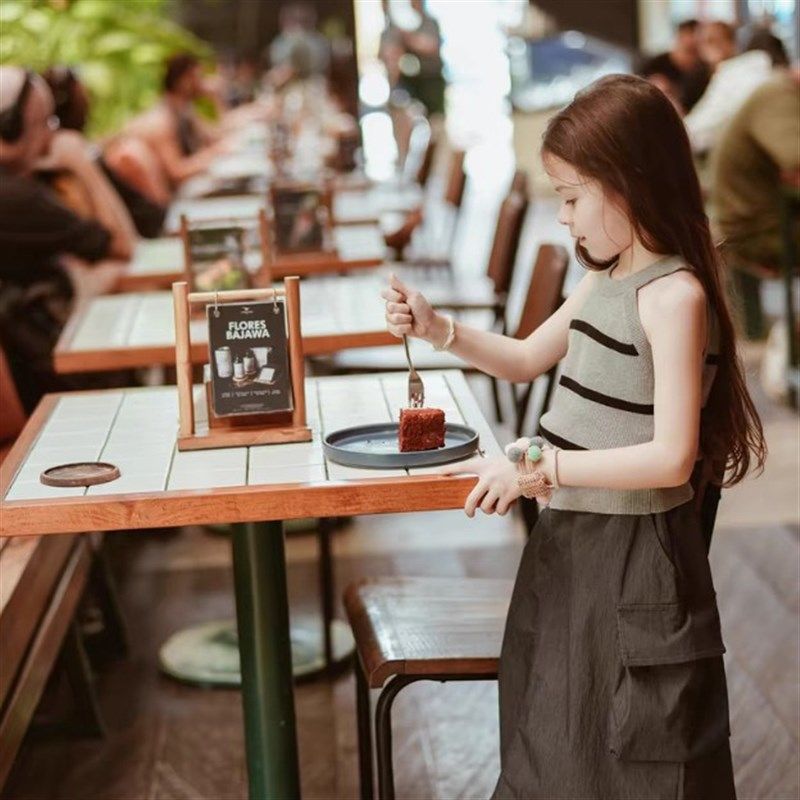 女童挂脖针织上衣2024夏季新款背心外穿儿童条纹小吊带,童装/婴儿装/亲子装,背心吊带,淘宝优惠券,粉丝福利购,淘宝优惠卷