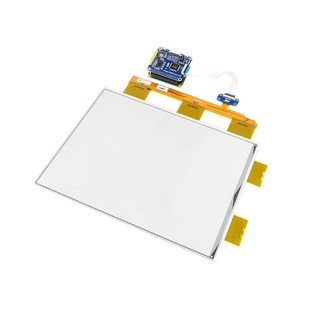 微雪 树莓派4代 13.3寸黑白电子纸屏 并口通信 电子墨水屏驱动板