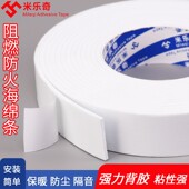 PU海绵胶条防火阻燃单面自粘胶带电子汽车配件防撞密封缓冲软泡棉