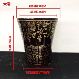 小号中号大号特大号超大号圆口陶瓷花盆公司家用绿植幸福树花瓶