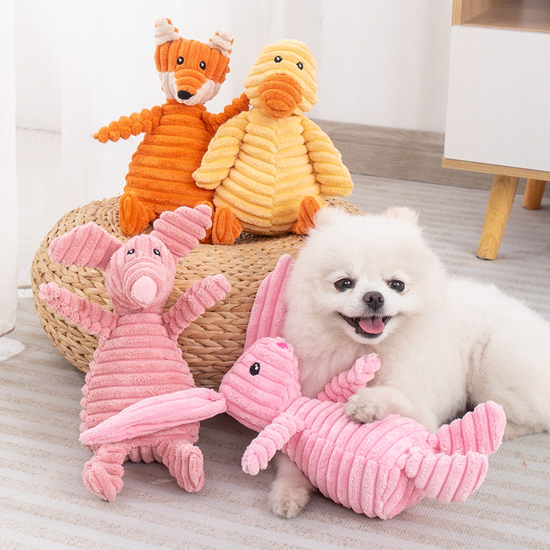 狗狗玩具毛绒不耐咬磨牙布娃娃小型幼犬发声解闷陪伴神器宠物用品