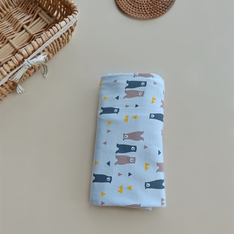 初生婴儿单层包被夏季薄款男女宝宝纯棉襁褓被套新生儿用品抱被