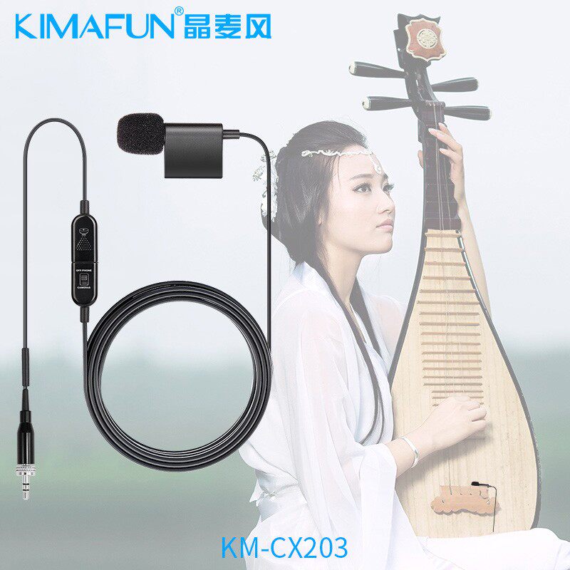 晶麦风CX203琵琶麦克风专用拾音器无线有线两用舞台演出乐器话筒