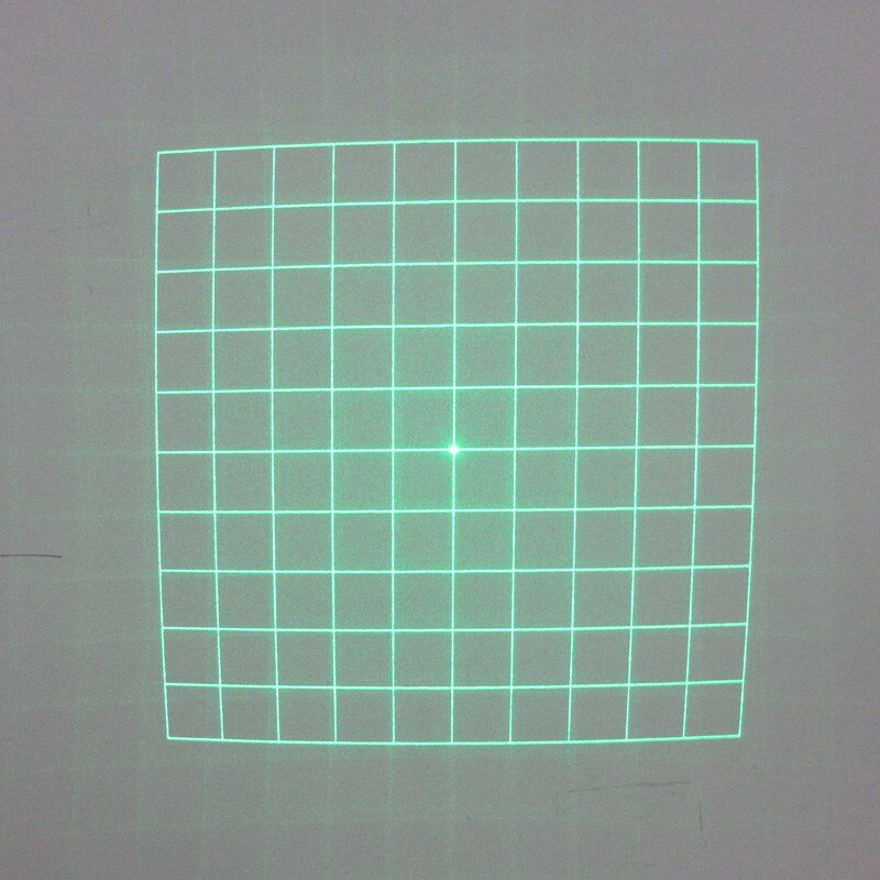 100个网格效果激光定位灯42度1010个红光绿光蓝光网状格子模组