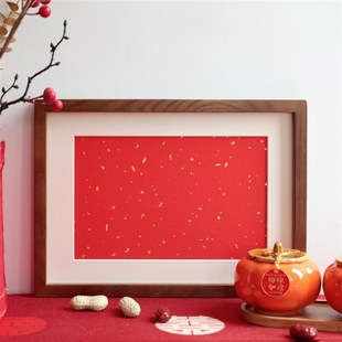 自己写婚书空白书法圆角实木相框摆台摆件婚庆挂件礼物装饰画DIY