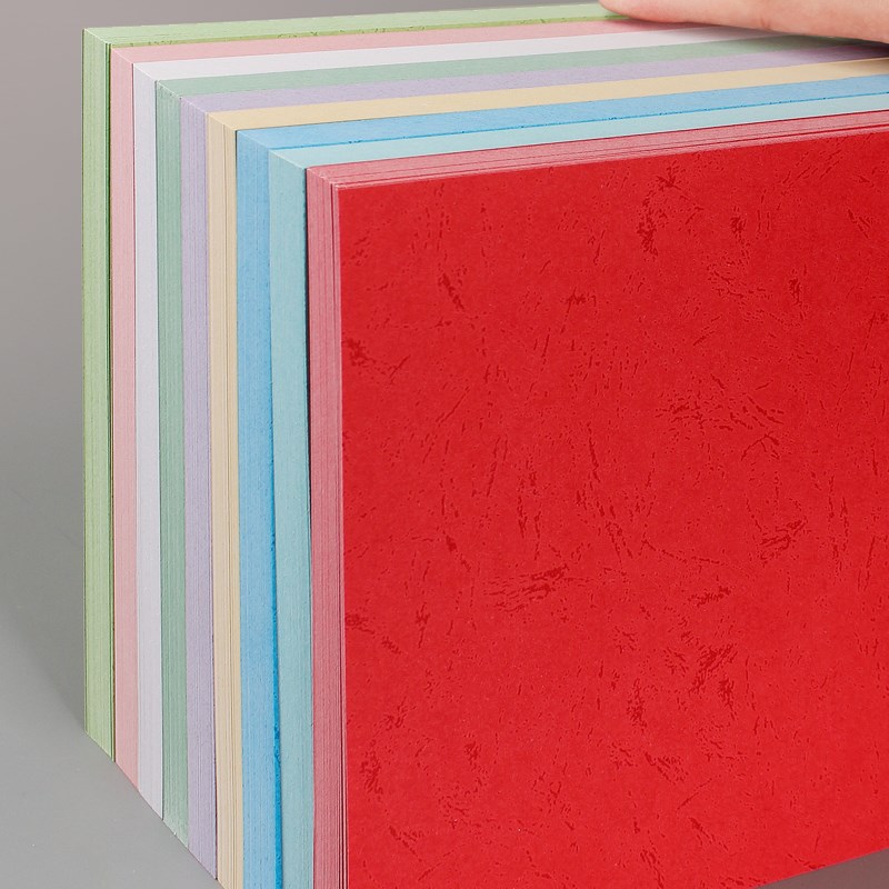 封面纸皮纹纸A4装订封面硬壳纸封皮纸平面皮纹纸A3++浅蓝湖蓝粉红