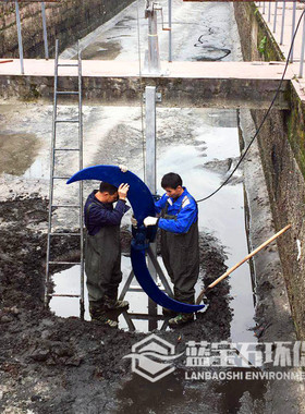 水下推进器厂家潜水推流器工作原理循环推流搅拌机施工安装图