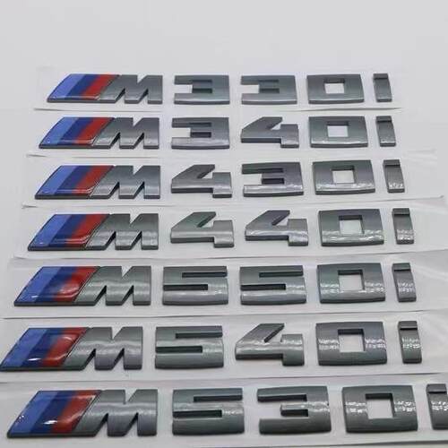 适用于宝马M车标改装新款5系7系M730LiM750LiM760Li标志车贴尾标