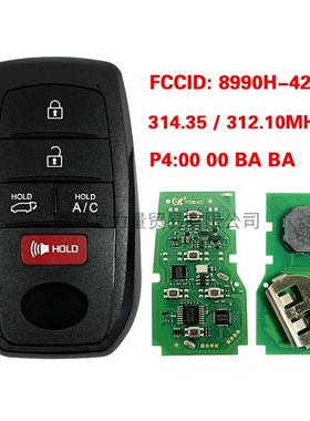 适用2023丰田bZ4X智能卡8990H-42520HYQ14FBX314.35/312.10MHZ