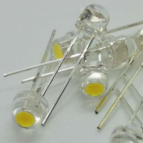 直插5mm大杯草帽黄光led草帽黄灯F5金黄光琥珀色led灯珠