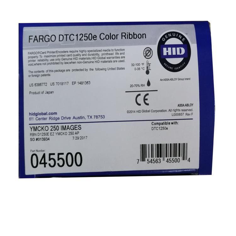 FargoC50/DTC1250E证卡打印机专用彩色带045500/045200