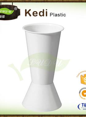 外贸工厂KD2101W--2102W白色插花桶鲜花桶醒器皿花店用品