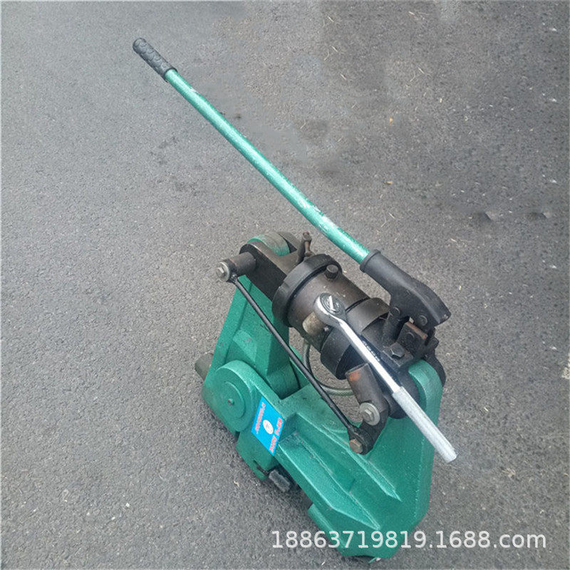 手动液压挤孔机矿用铁路轨道钻眼机KKY-500静压力钢轨钻孔机