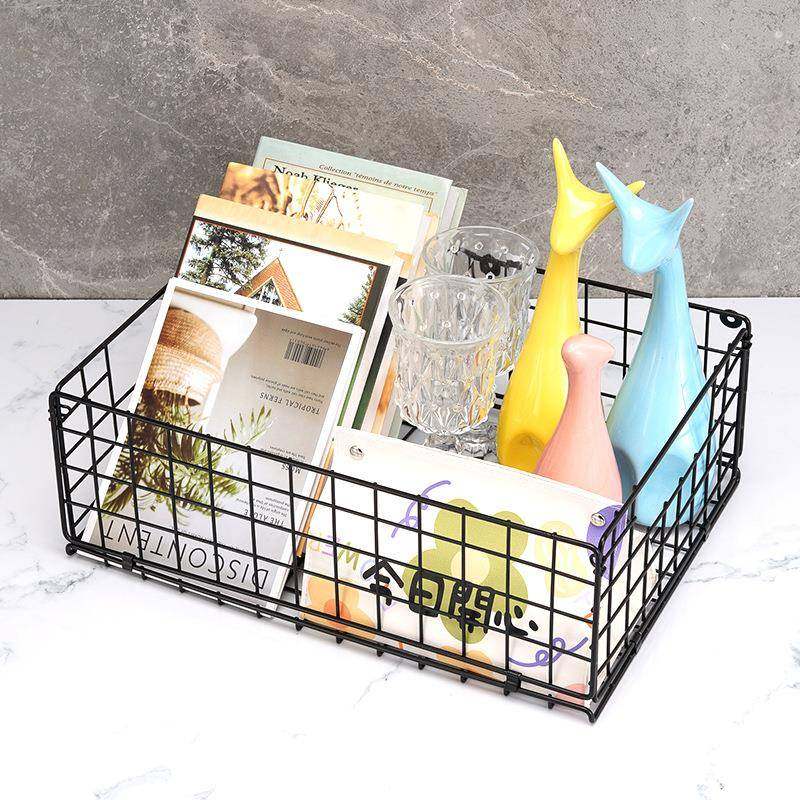 日式铁艺免打孔墙上日用品收纳篮家用厨房卫生间壁挂金属置物架,电子/电工,接线端子,淘宝优惠券,粉丝福利购,淘宝优惠卷